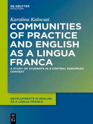 cover image of Communities of Practice and English as a Lingua Franca